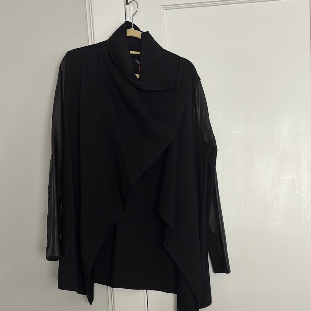 SPANX Black Draped Jacket